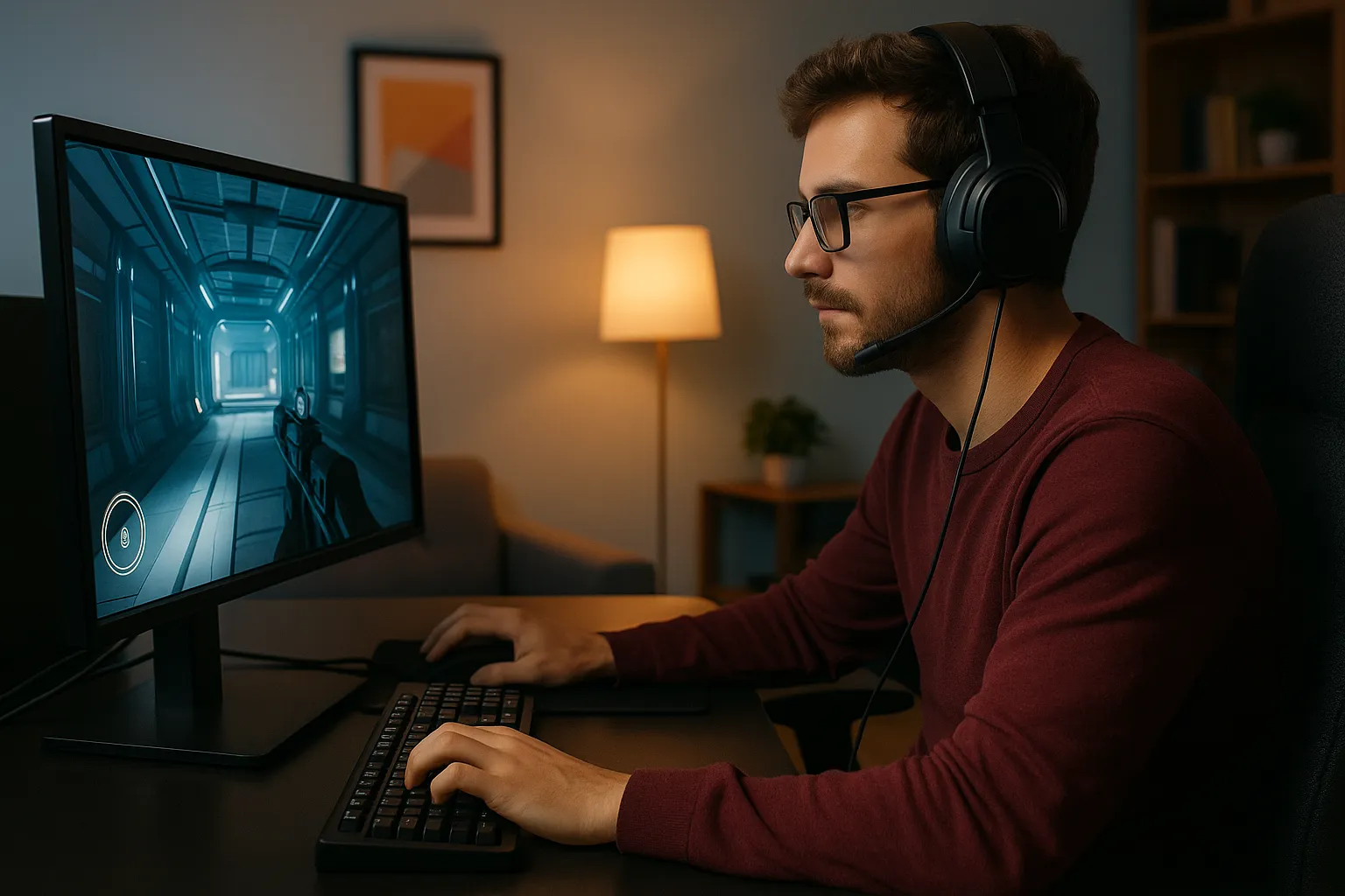 People playing games together